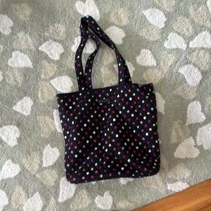 Vera Bradley Small Tote, Polka Dots